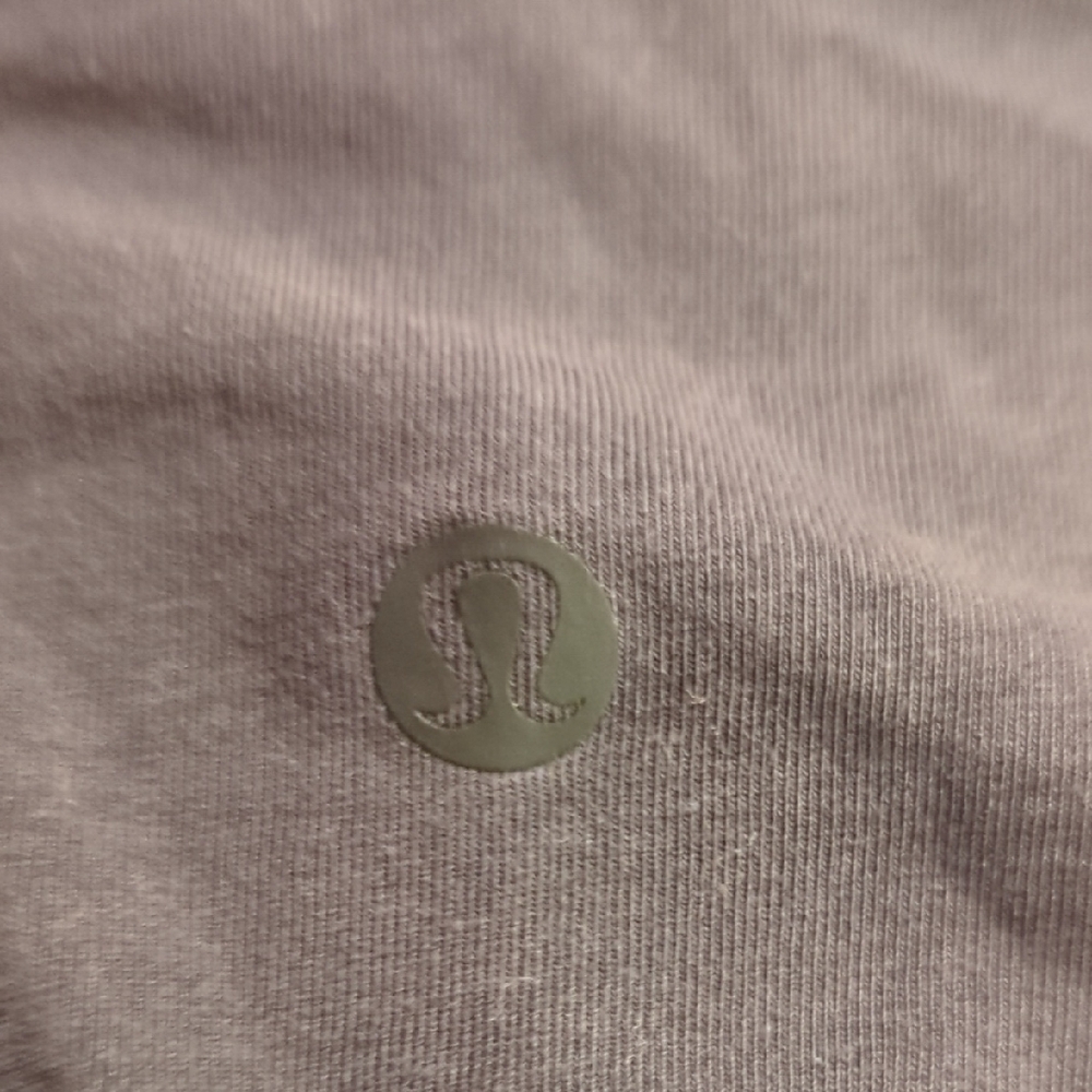 Lululemon Back In Action Organic Cotton Tee Black Oversized Minimalist Top - Picture 2 of 7